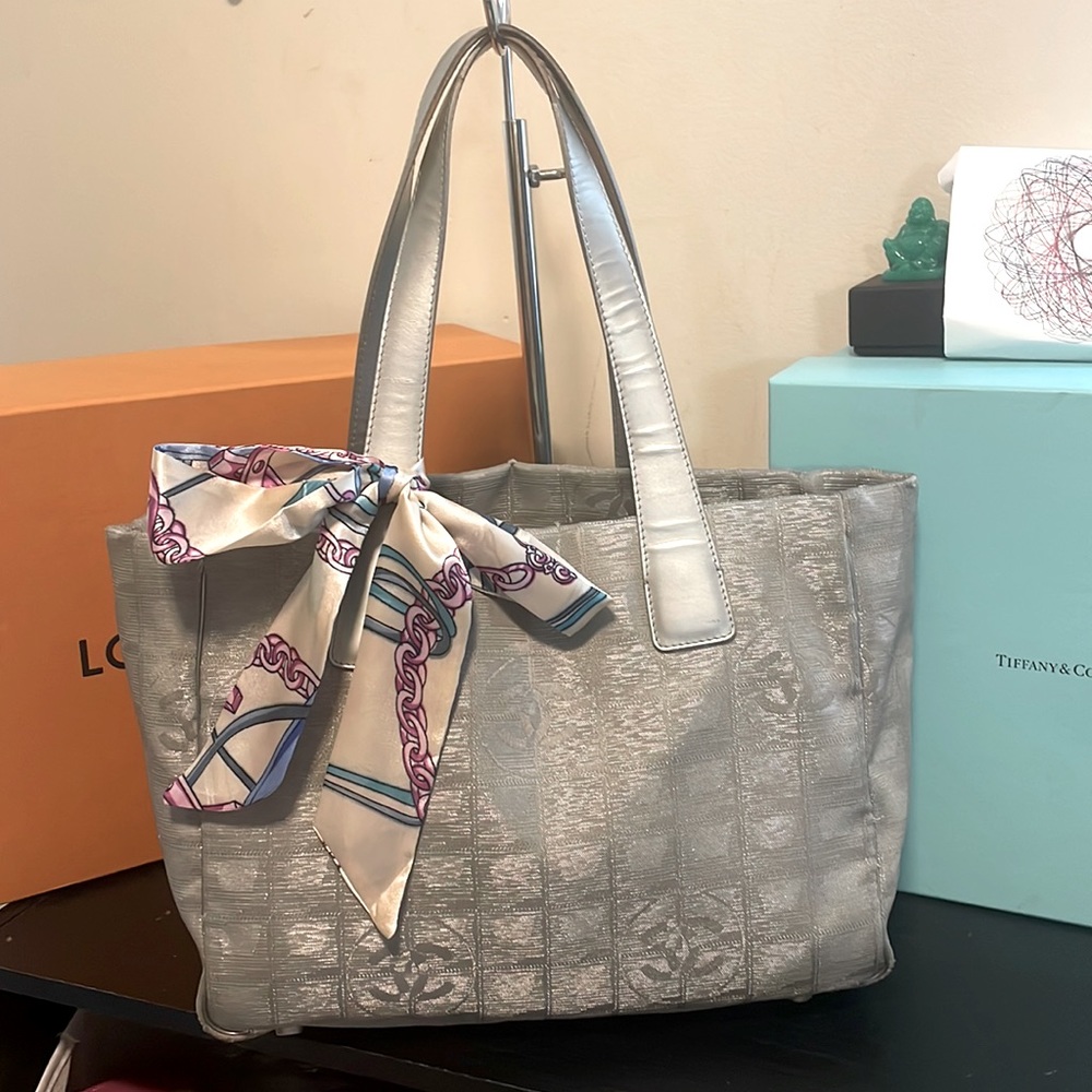 CHANEL travel line tote